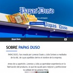 Página web Papas Duso