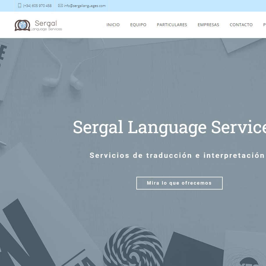 Página web Sergal